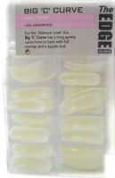 The EDGE Big C Curve Tips 100 Assorted Boxed