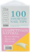 The EDGE Competition NATURAL Tips 100 Assorted Boxed