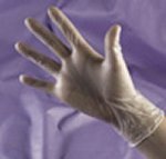 Disposable Gloves CLEAR VINYL LARGE Powder Free 100pk