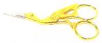 Nail Company Stork Scissors Gold Plated