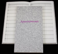 Appointment Book 3 Column Grey 8.30-6.30