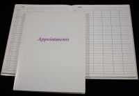 Appointment Book 6 Column White 8.00-9.45