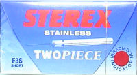 Sterex Twopiece Stainless Needles F3S Short