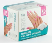 EDGE Nail Wipes Sponges Fibreless 80pk