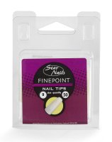 Star Nails Finepoint Tips Size 9 - 50pk - CLEARANCE