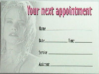 Appointment Cards 200 Pack