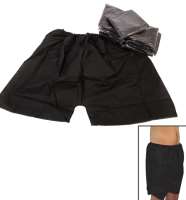 Disposable Mens Boxer Shorts Black (10pk)