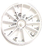 2MAD Rhinestone Wheel with Round Aurora Borearlis 240pcs