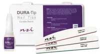 NSI Dura Tips CLEAR 300 Assorted Box & FILES & GLUE FREE