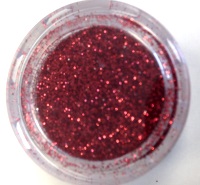 NSI Polyester Ruby Red Glitter