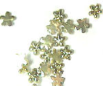 NSI Stone Flowers GOLD x 20