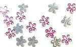 NSI Stone Flowers BRIGHT PINK x 20