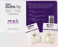 NSI Dura-Tips Natural 300 Assorted & FREE TIPS Natural No6 & No7 50pk