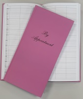 Appointment Book 3 Column PINK - 8.00-8.45
