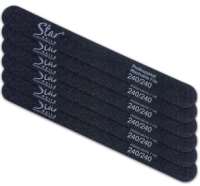 Star Nails Black Foam File 240/240gt 6pk