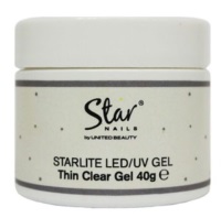 Star Nails Starlite LED/UV Gel Thin Clear 40g