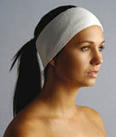 SP Headband with Velcro WHITE