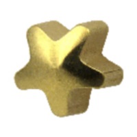 Studex Regular Gold Plated Star ONE PAIR