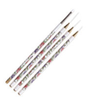 Cina Nail Art Brushes 4pk