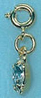 Millennium Crystal Teardrop Gold Dangle 50% OFF