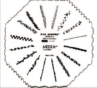 Medea Airbrush Stencil Edge FX II Shield CLEARANCE