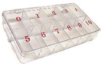 NSI Plastic Nail Tip Organiser Tray