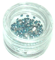 NSI Aquamarine Rhinestones 200pk NEW LOWER PRICE