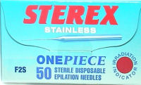 Sterex Onepiece Stainless Needles F2S Short -
